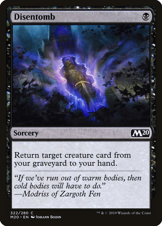 Disentomb front