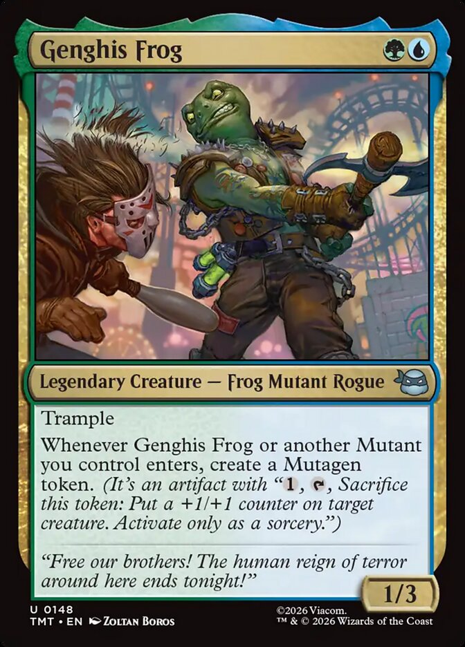 Genghis Frog front