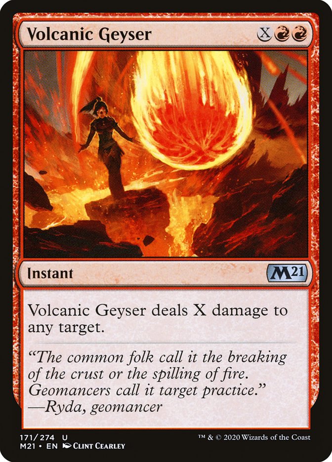 Volcanic Geyser front