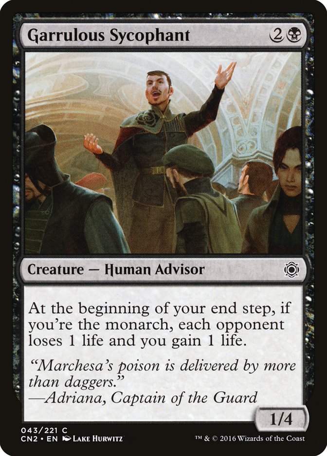 Garrulous Sycophant front