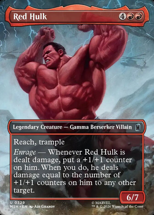 Red Hulk front