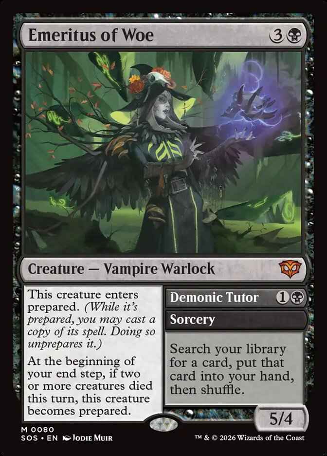 Emeritus of Woe // Demonic Tutor