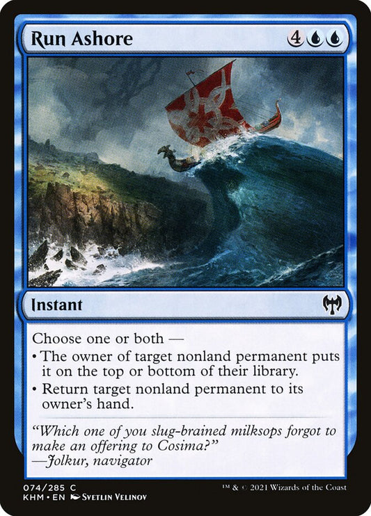 Run Ashore front