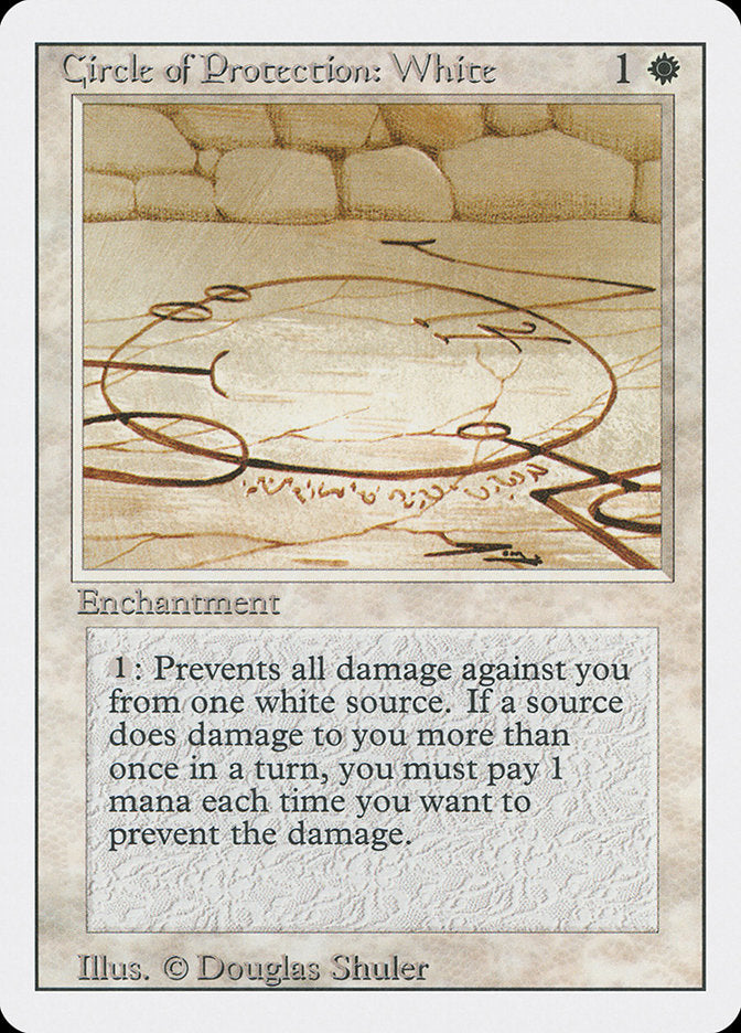 Circle of Protection: White front