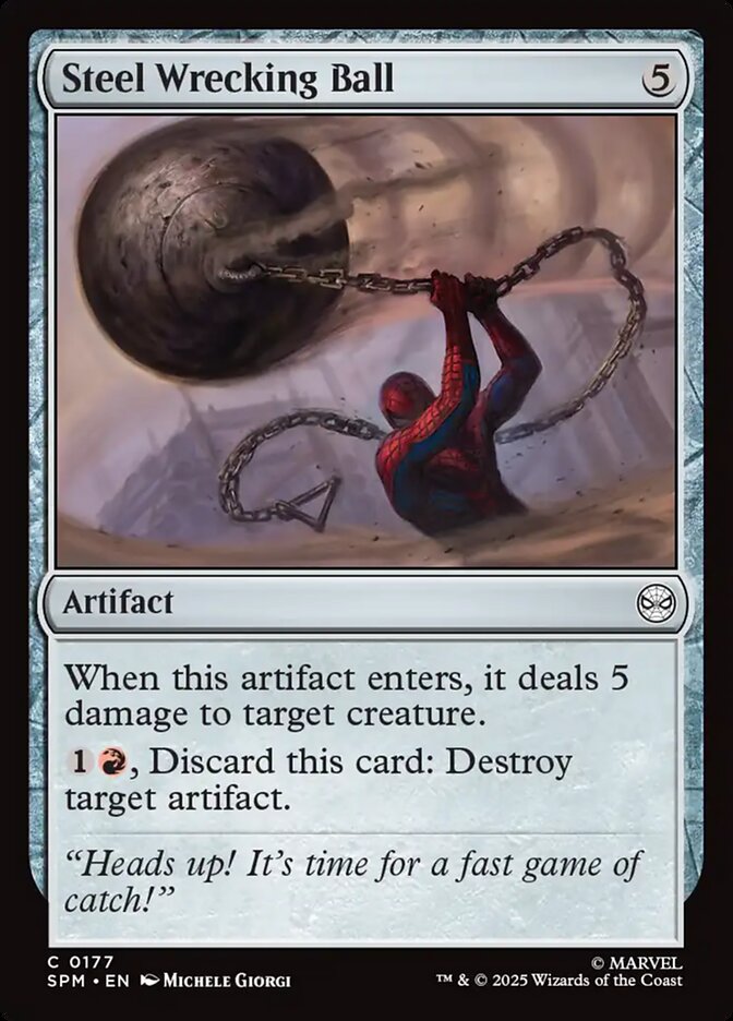 Steel Wrecking Ball front