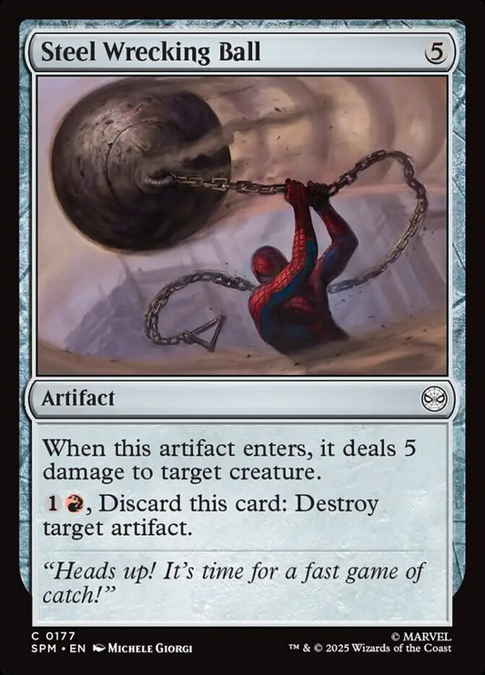 Steel Wrecking Ball front