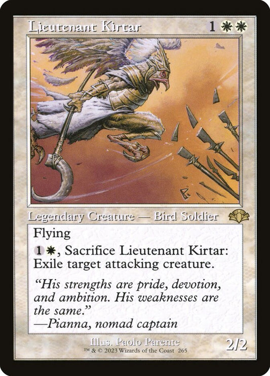 Lieutenant Kirtar front