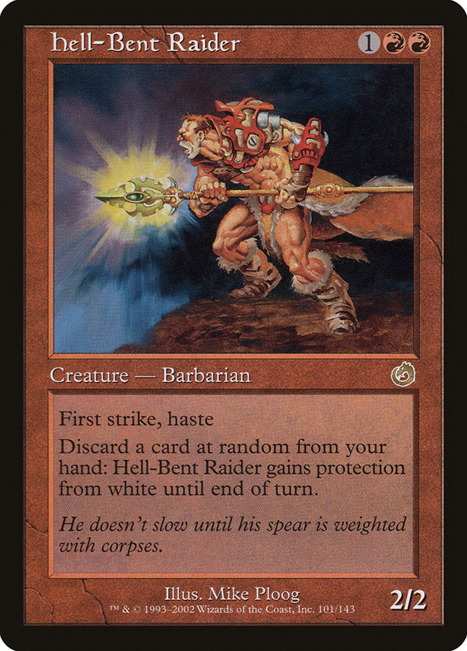 Hell-Bent Raider front