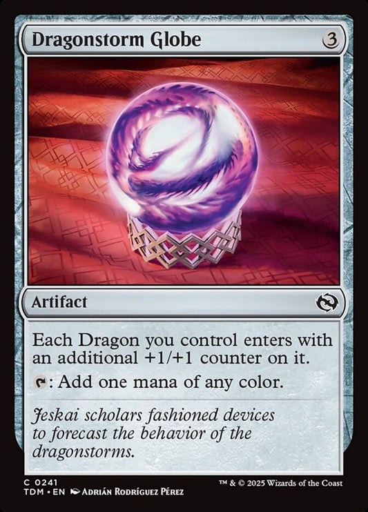Dragonstorm Globe front