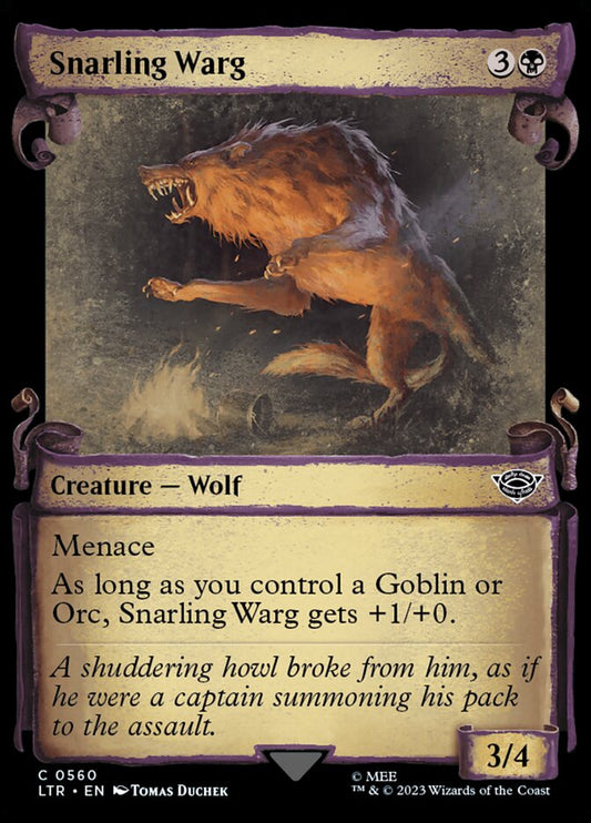 Snarling Warg front
