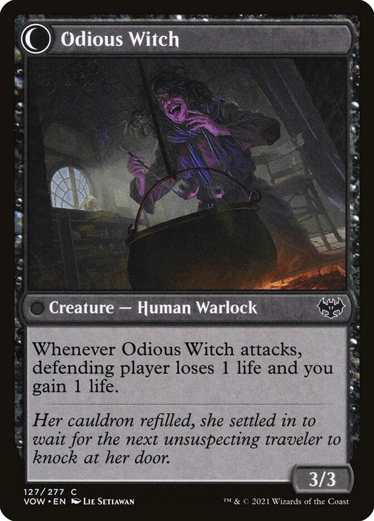 Ragged Recluse // Odious Witch back