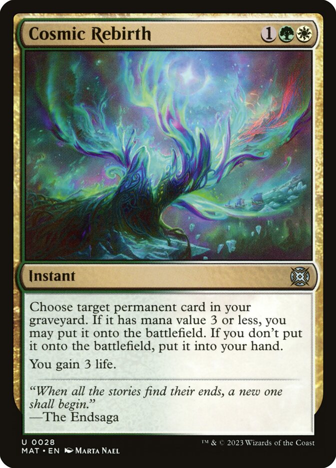 Cosmic Rebirth front