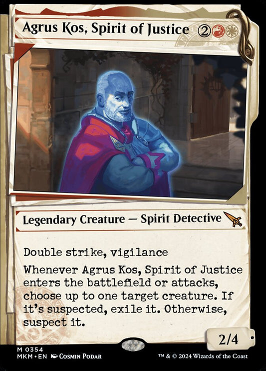 Agrus Kos, Spirit of Justice front