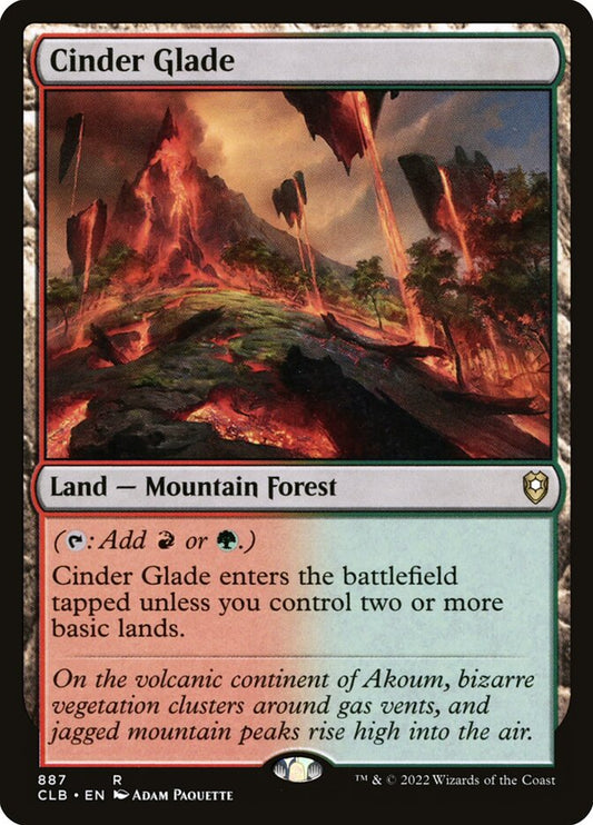 Cinder Glade front