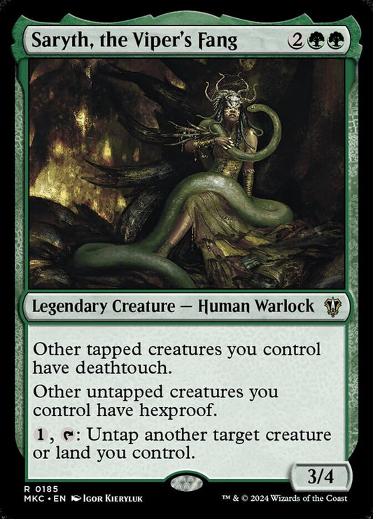 Saryth, the Viper's Fang front
