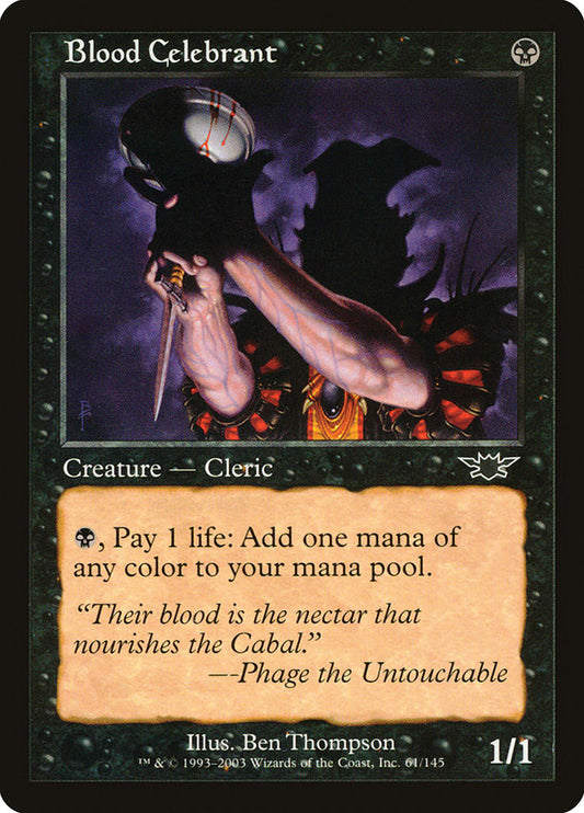 Blood Celebrant front