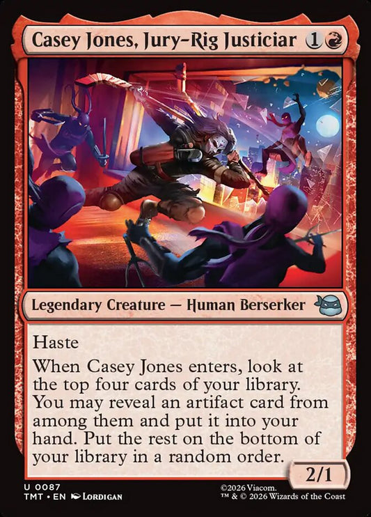 Casey Jones, Jury-Rig Justiciar front