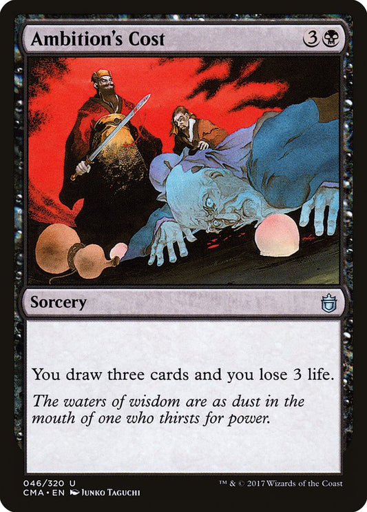 Ambition's Cost front
