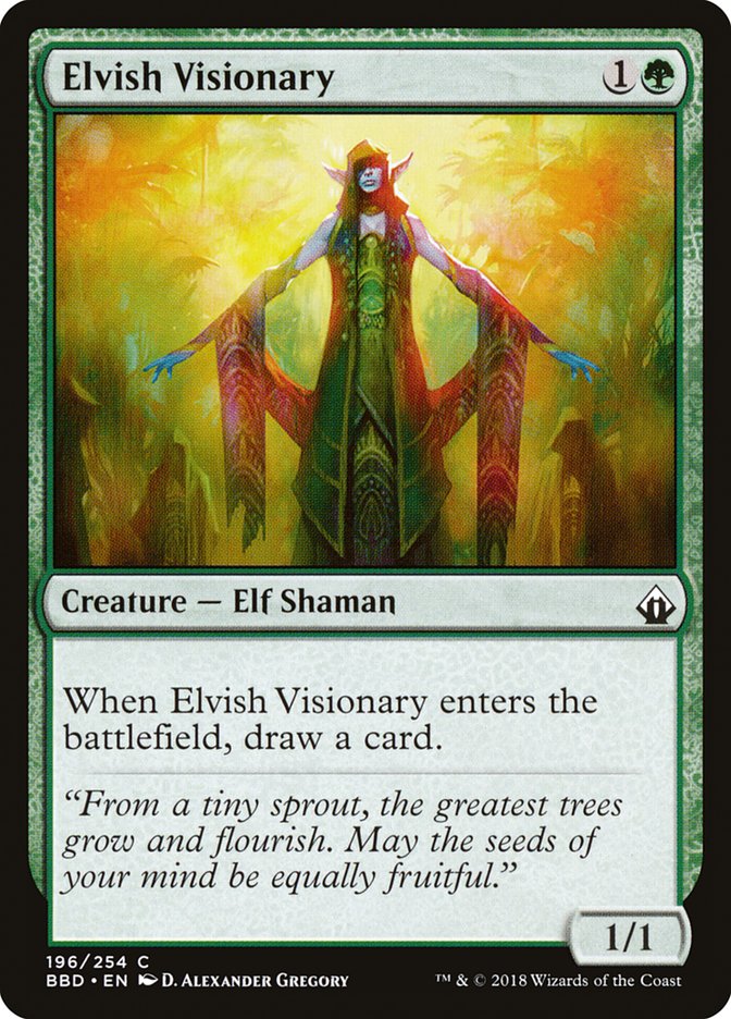Elvish Visionary front