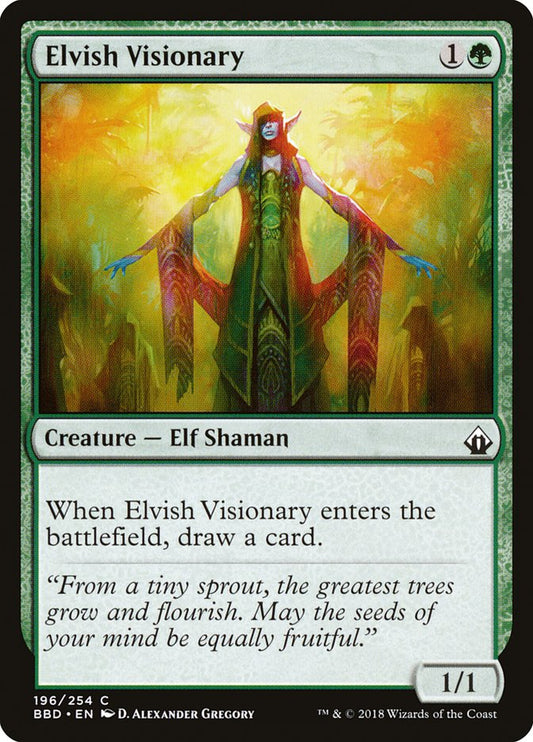Elvish Visionary front