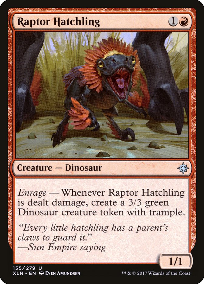 Raptor Hatchling front