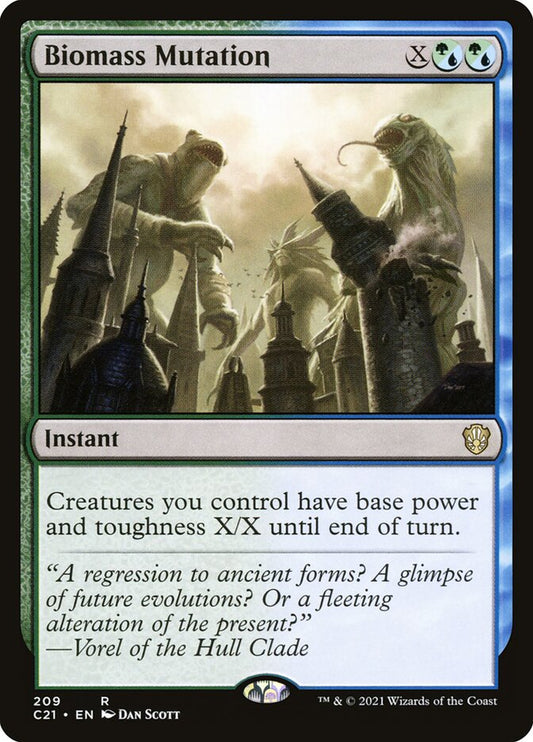 Biomass Mutation front