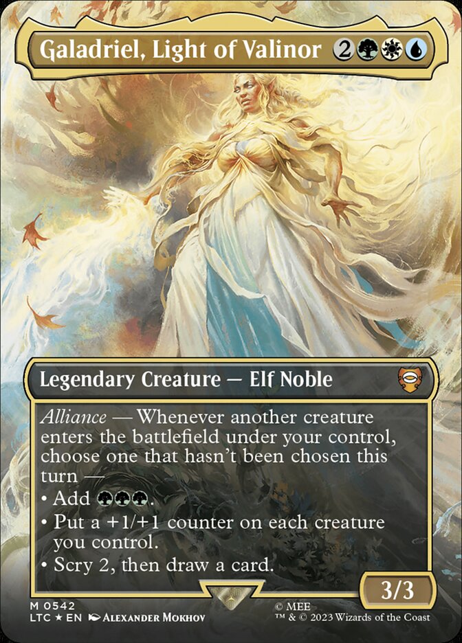 Galadriel, Light of Valinor front