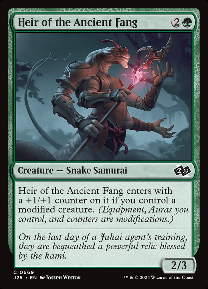 Heir of the Ancient Fang front