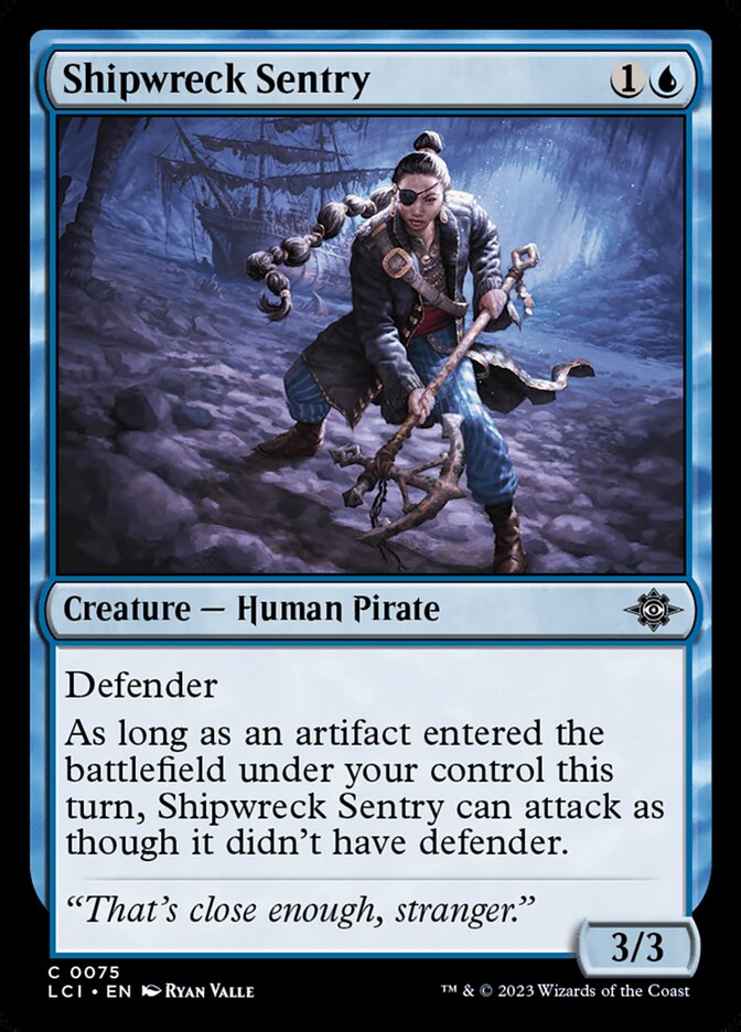 Shipwreck Sentry front