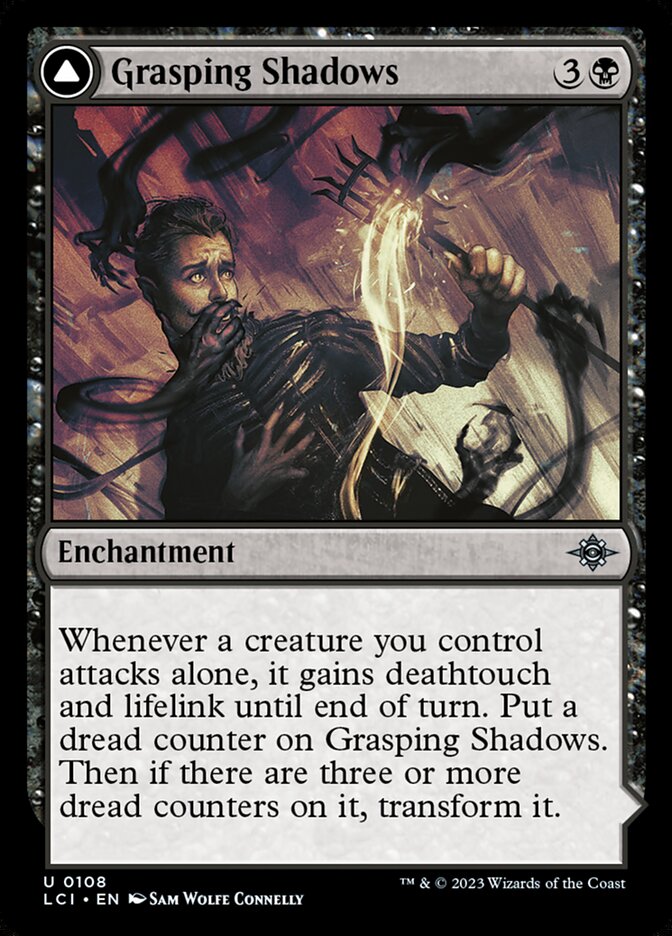 Grasping Shadows // Shadows' Lair front