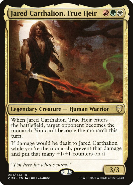Jared Carthalion, True Heir front