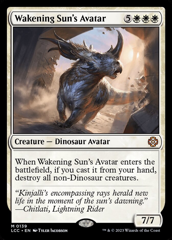 Wakening Sun's Avatar front