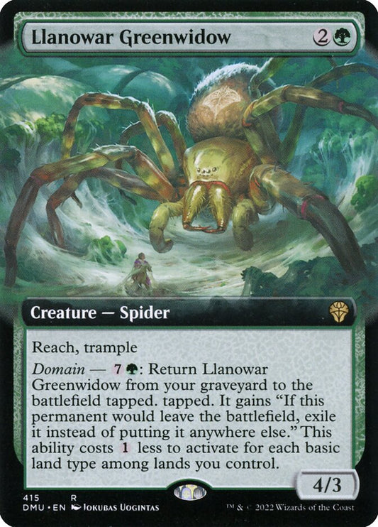 Llanowar Greenwidow front