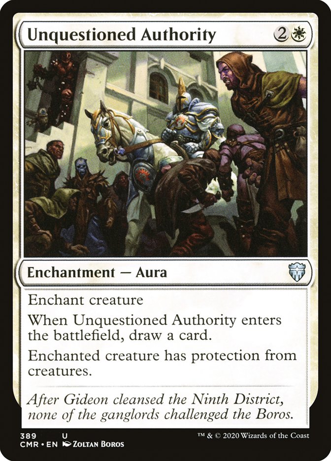 Unquestioned Authority front