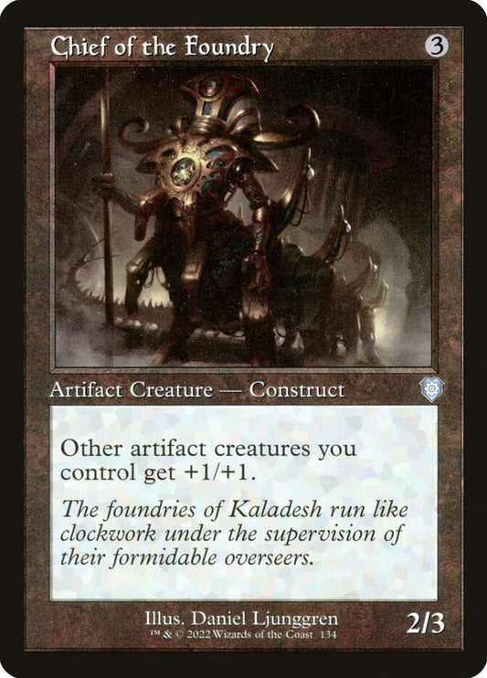 Chief of the Foundry front