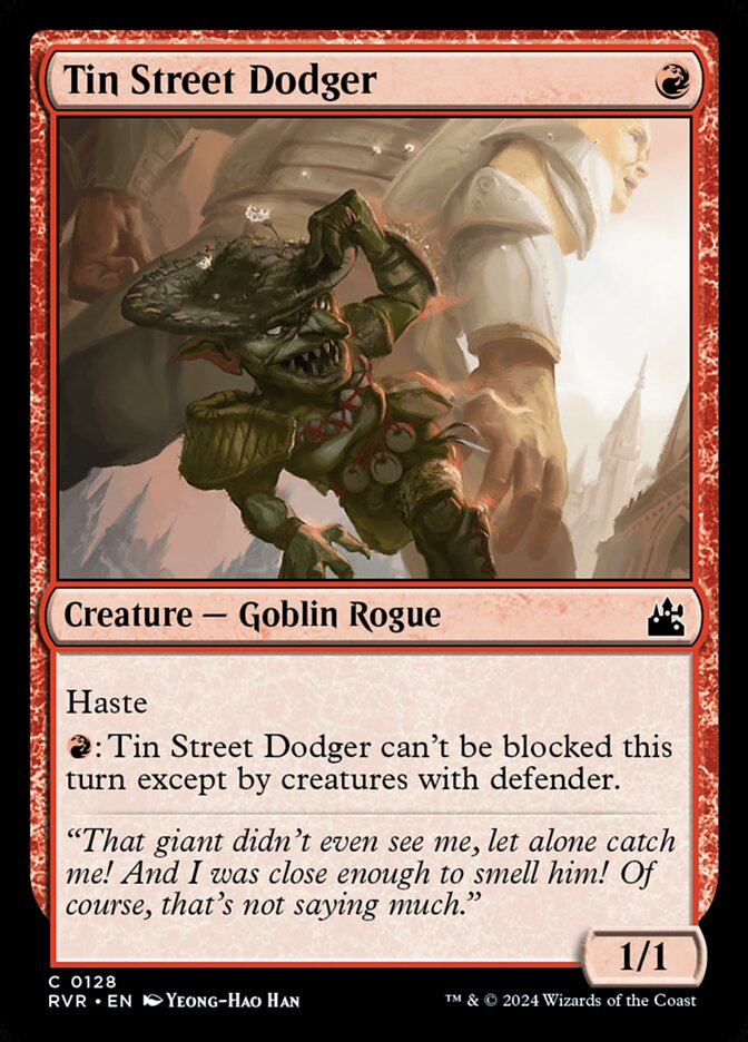Tin Street Dodger front