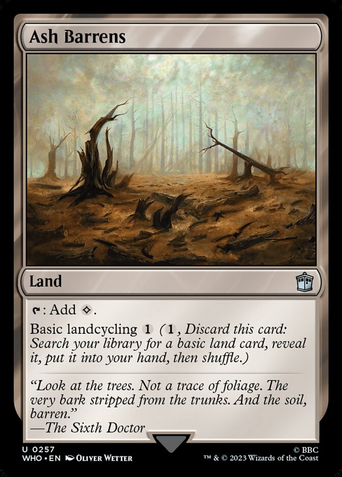Ash Barrens front