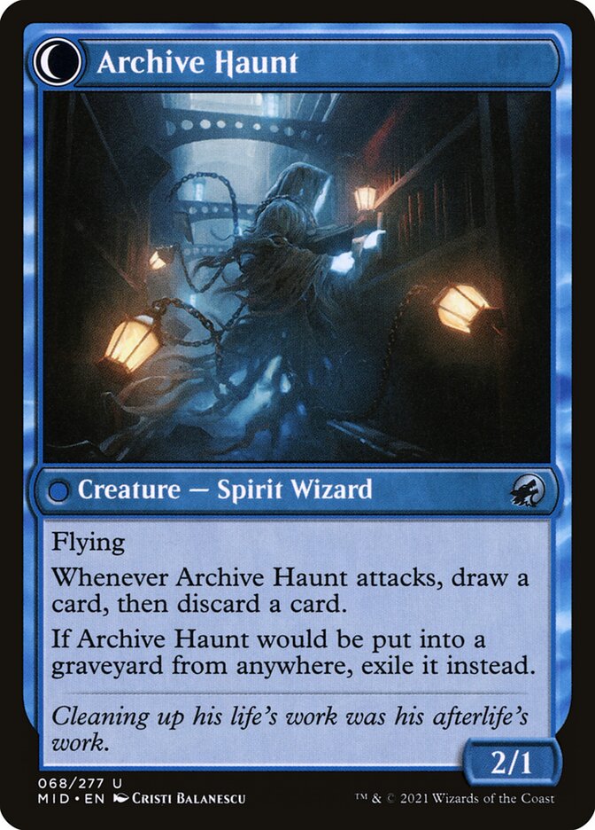 Overwhelmed Archivist // Archive Haunt back