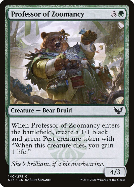 Professor of Zoomancy front
