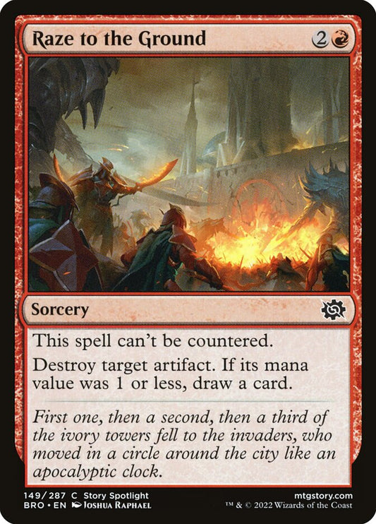 Raze to the Ground front