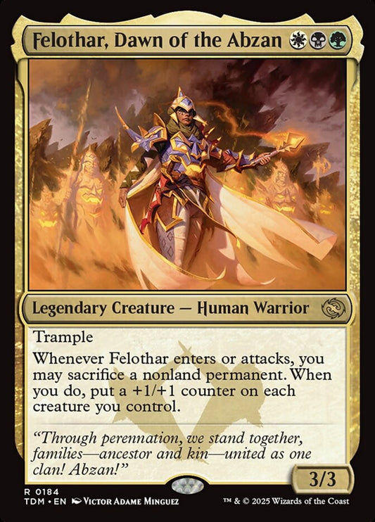 Felothar, Dawn of the Abzan front
