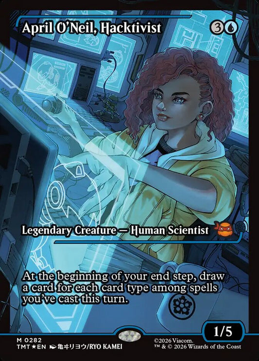 April O'Neil, Hacktivist front