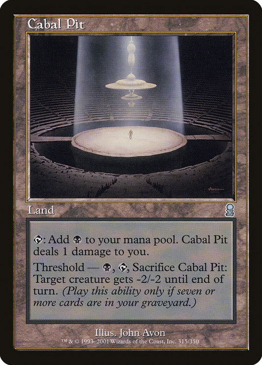 Cabal Pit front