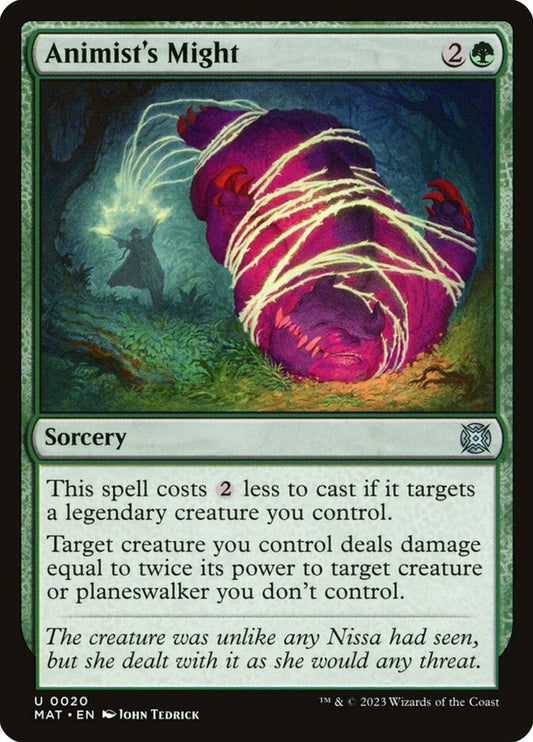 Animist's Might front
