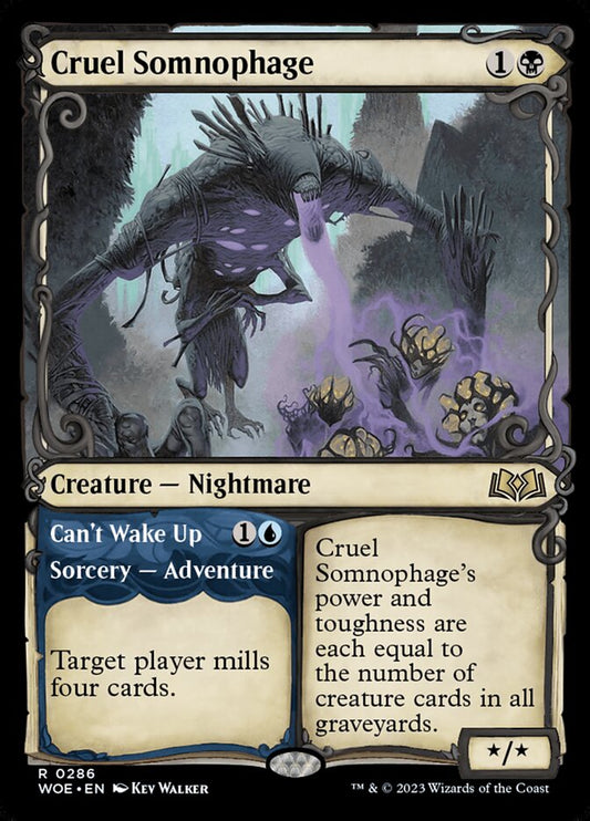 Cruel Somnophage // Can't Wake Up back