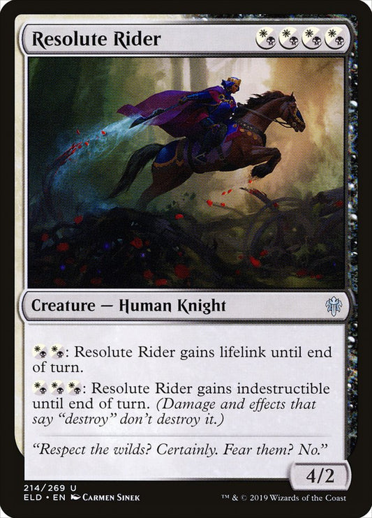 Resolute Rider front