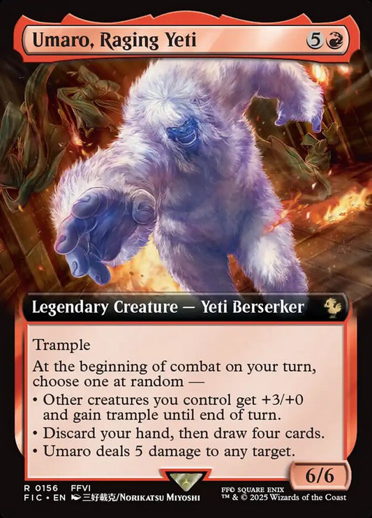 Umaro, Raging Yeti front