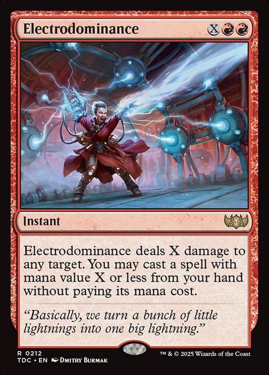 Electrodominance front