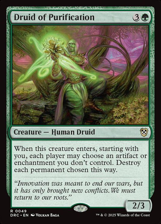 Druid of Purification front