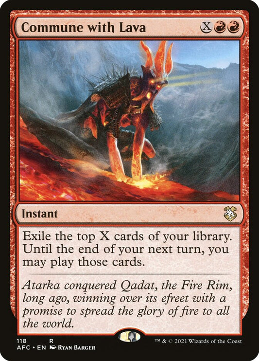 Commune with Lava front